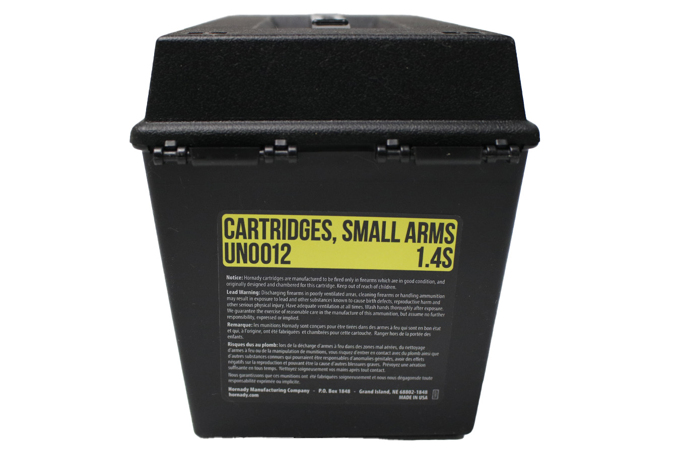 HORNADY 9mm 115gr FTX Critical Defense 100 Rounds in Ammo Can